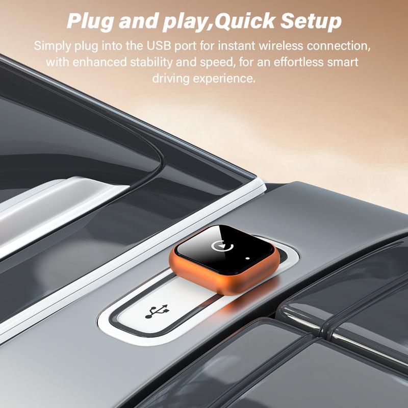 2IN1 Wireless Carplay Adapter for iPhone & Android