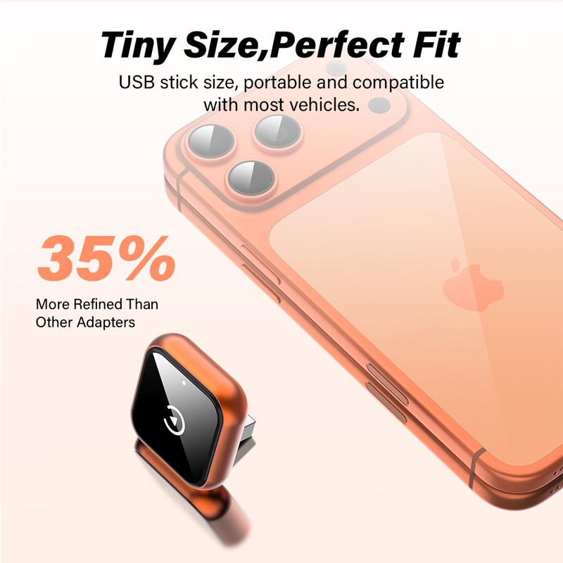 2IN1 Wireless Carplay Adapter for iPhone & Android