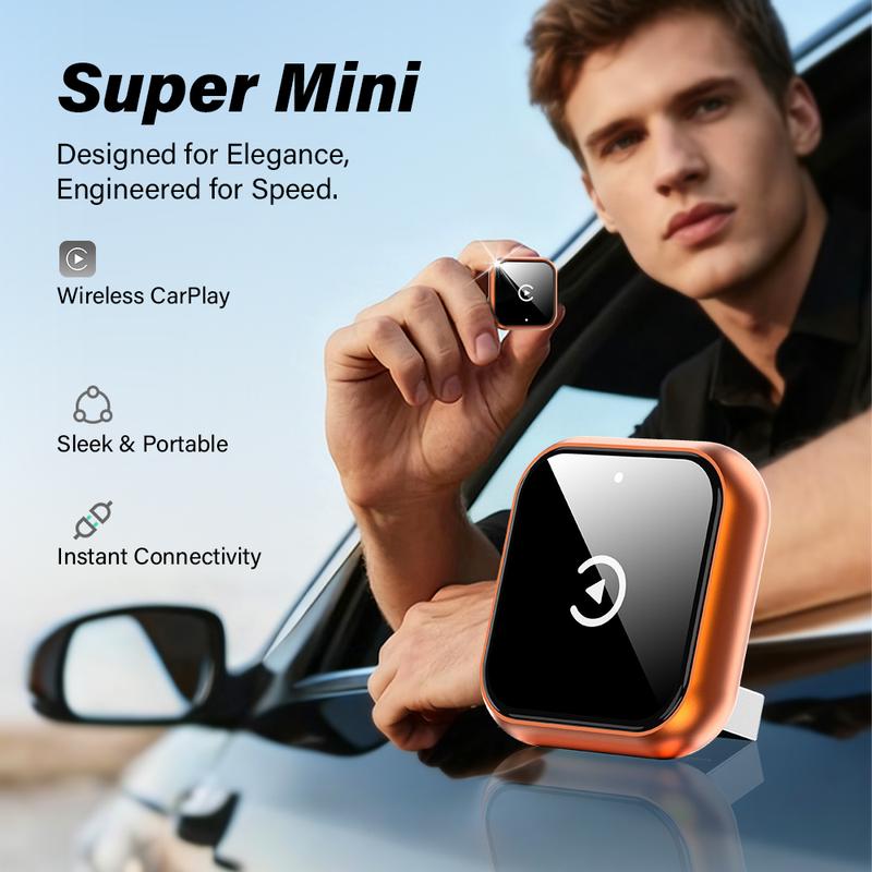 2IN1 Wireless Carplay Adapter for iPhone & Android