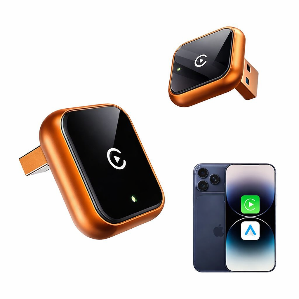 2IN1 Wireless Carplay Adapter for iPhone & Android