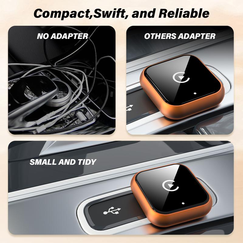 2IN1 Wireless Carplay Adapter for iPhone & Android